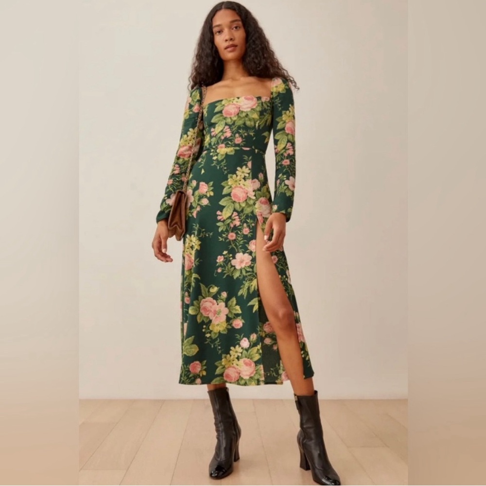 NWT REFORMATION SIGMUND DRESS IN BELVEDERE SIZE 2